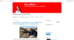Desktop Screenshot of karlremarks.com