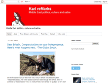 Tablet Screenshot of karlremarks.com